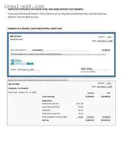 Blank Payroll Check Form