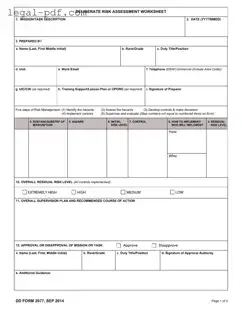 Blank Dd 2977 Form