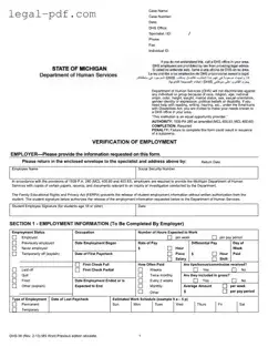 Blank Dhs 38 Form