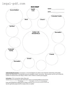 Blank Eco Map Form