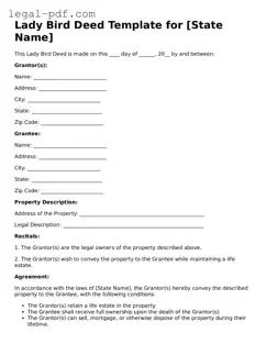 Valid Lady Bird Deed Template