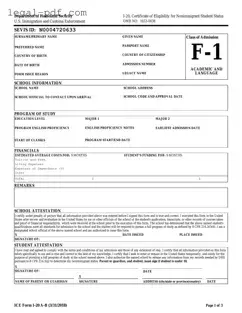 Blank I 20 Form