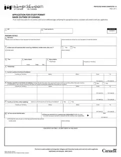 Blank Imm 1294 Form