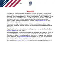 Blank IRS 1099-MISC Form