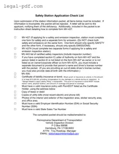 Blank Mv 427 Penndot Form
