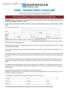 Blank NCL Parental Consent Form