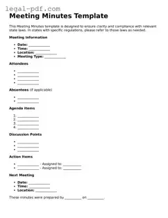Valid Meeting Minutes Template