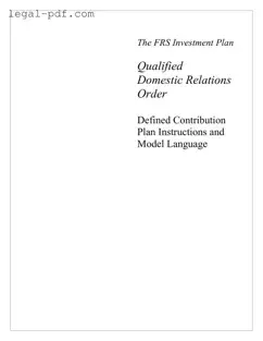 Blank Qdro Form