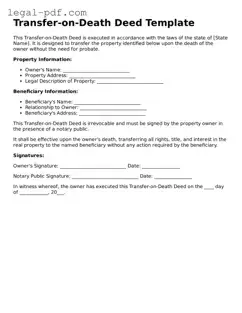 Valid Transfer-on-Death Deed Template