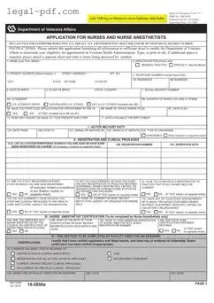 Blank VA 10-2850a Form